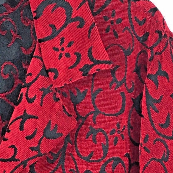 Sag Harbor Women’s Size 14 Red with Black Jacket - Picture 4 of 8